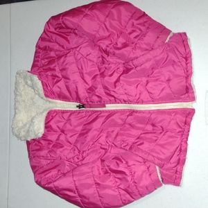 Reversible Girls Puffer Coat Size S (5/6)